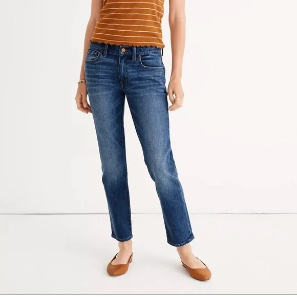 Madewell Slim Boyfriend Jeans - Picture 1 of 10